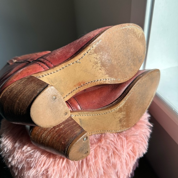 Dexter Vintage Cowboy High Heel Boots - Picture 7 of 8